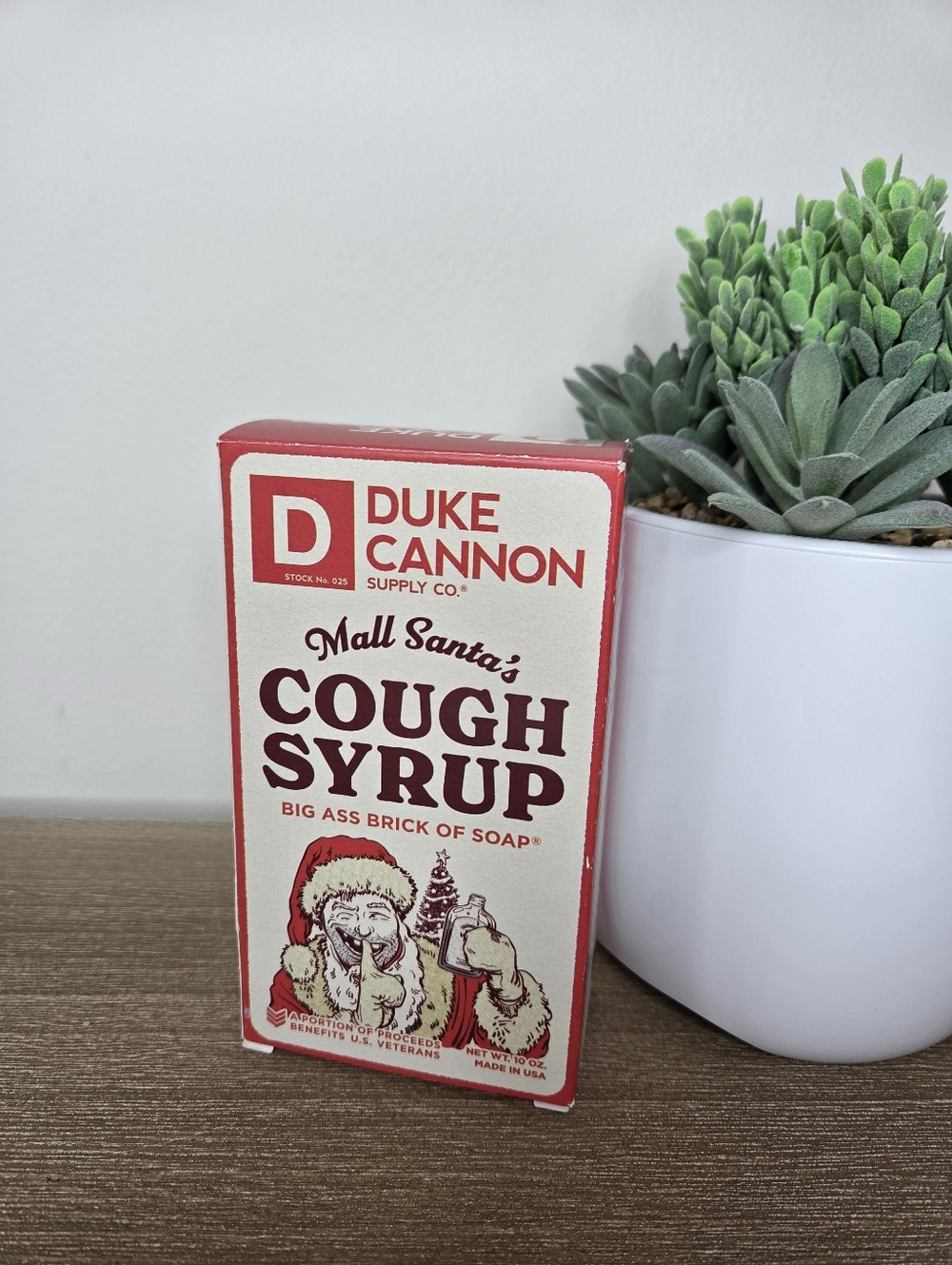 Duke Cannon Supply Co. Big Ass Brick of Soap - Mall Santa's Cough Syrup‎ 10 oz